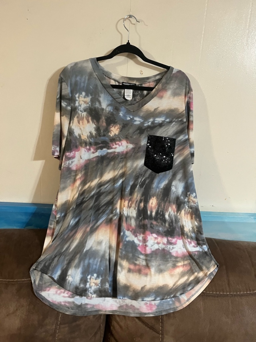 New Boutique Heimish USA Vneck Top Size 3X - Picture 2 of 2